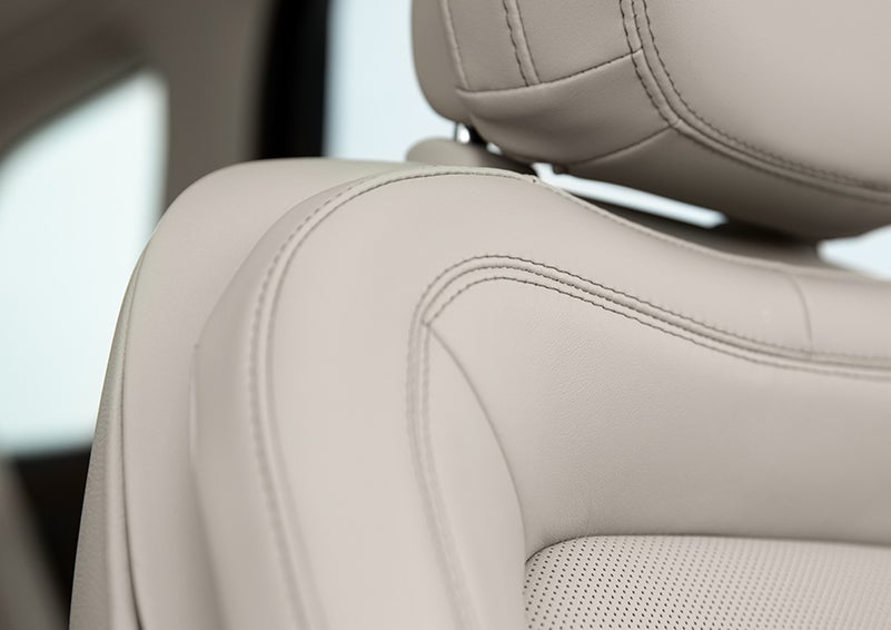 Fine craftsmanship is shown through a detailed image of front-seat stitching. | Purchase Lincoln in Mayfield KY