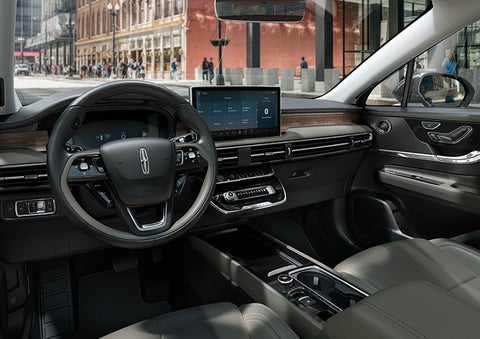 The interior dashboard of 2024 Lincoln Corsair® SUV is shown here. | Purchase Lincoln in Mayfield KY