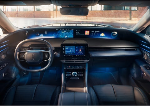 The panoramic display is shown in a 2024 Lincoln Nautilus® SUV. | Purchase Lincoln in Mayfield KY